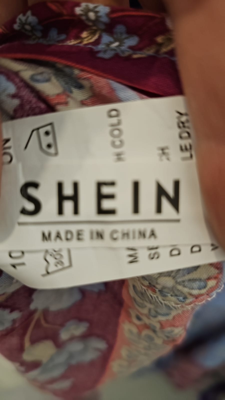 Vestido Shein  Talla M