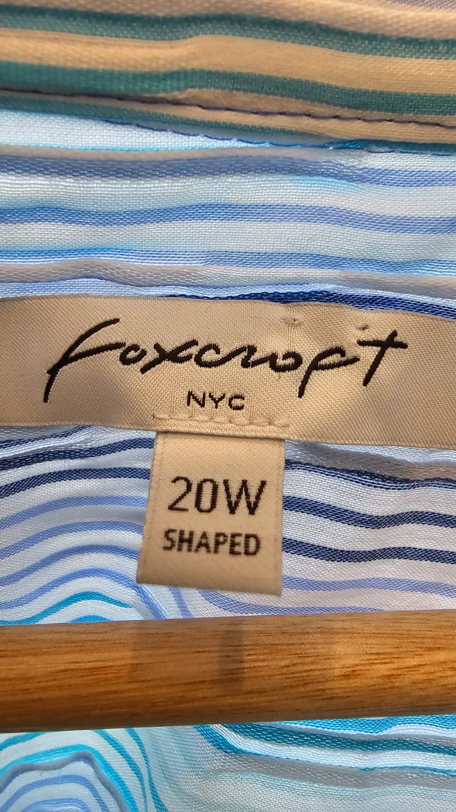 Plus Size Blusa Premium Foxcroft  Talla 3XL