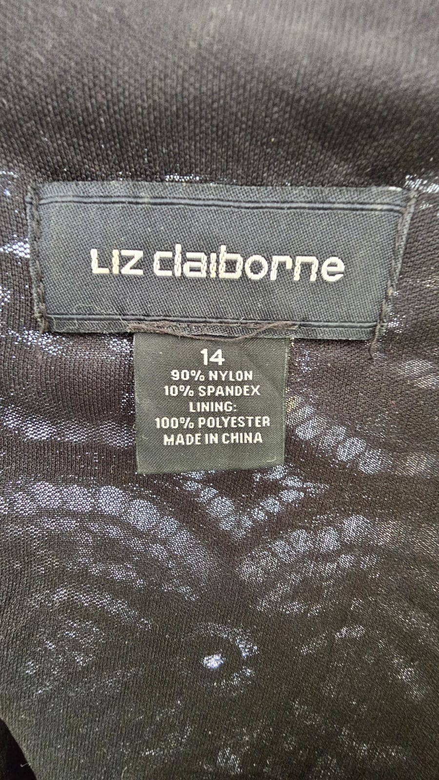 Vestido Cooktail Liz Claiborne   Talla L