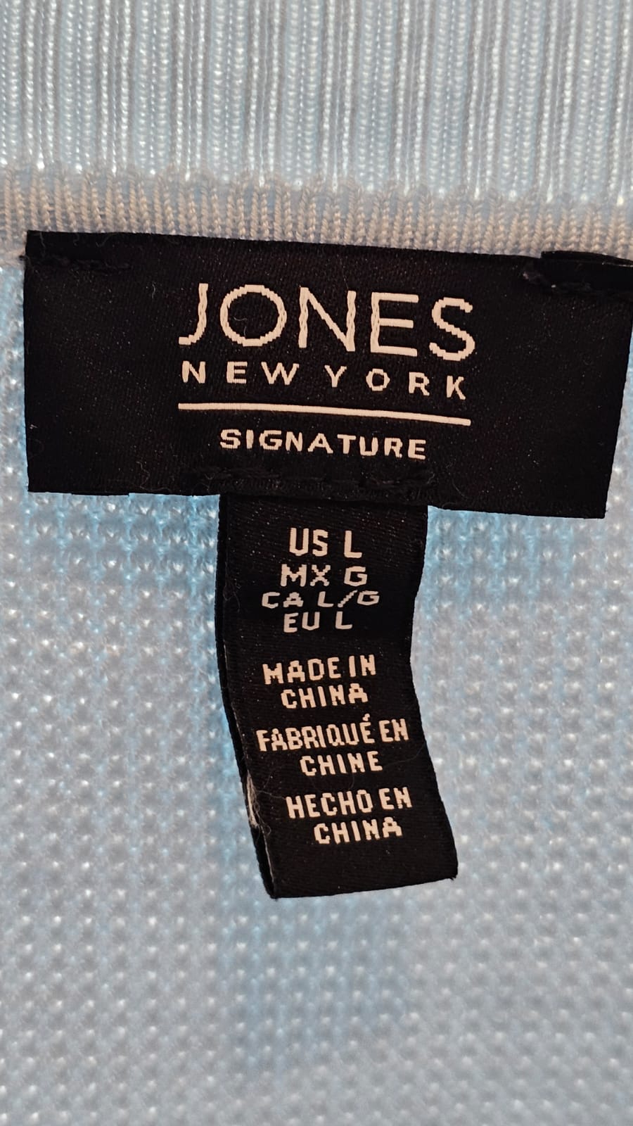 Sweater Top Premium Jones New York   Talla L