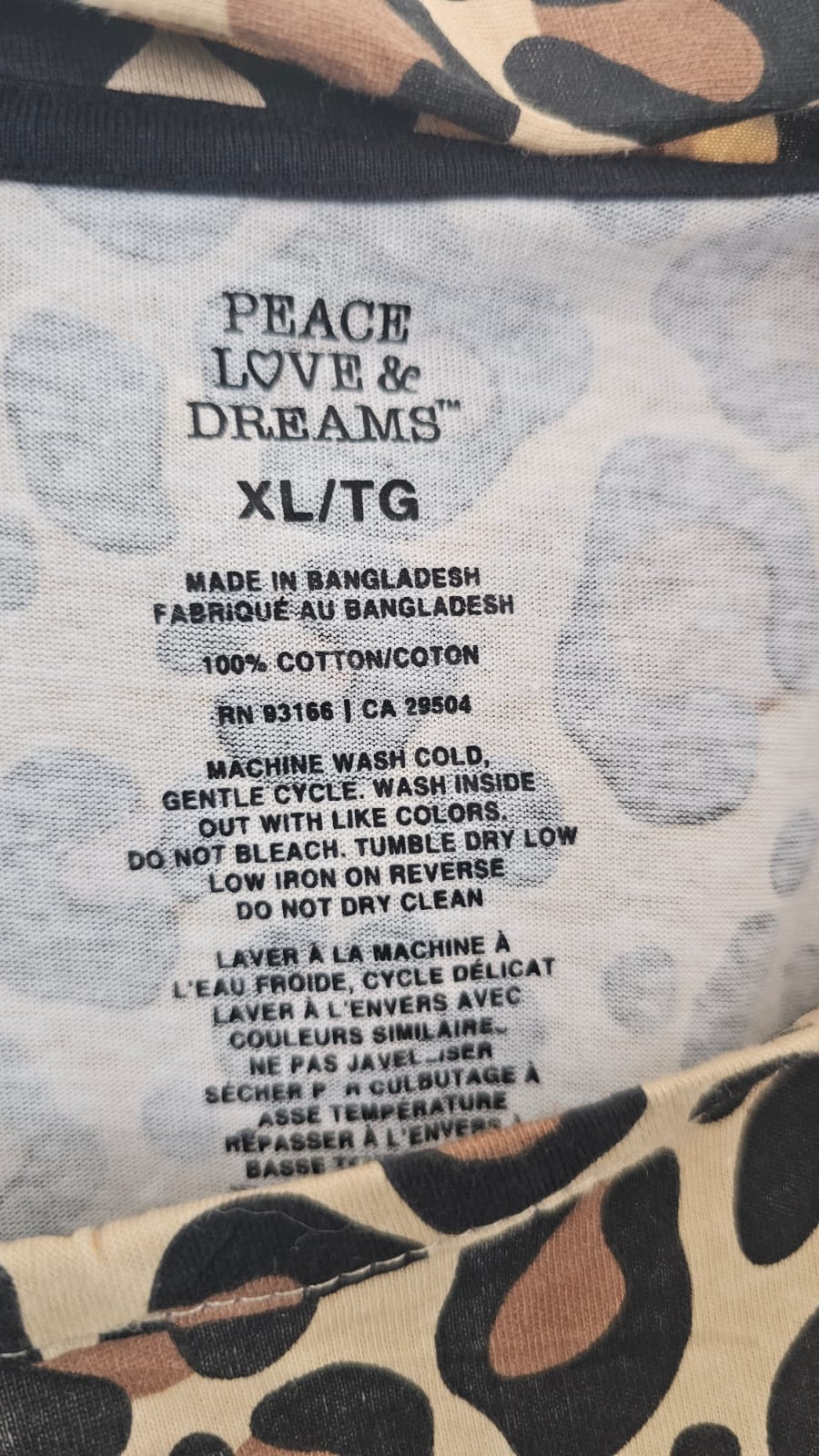 Vestido Premium Peace + Love   Talla XL