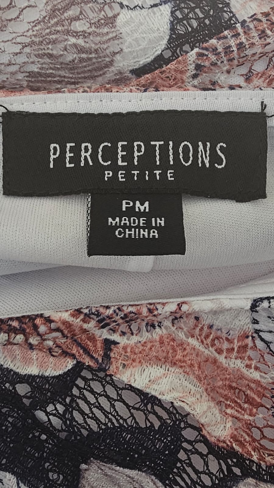 Vestido Premium Perceptions  Talla M