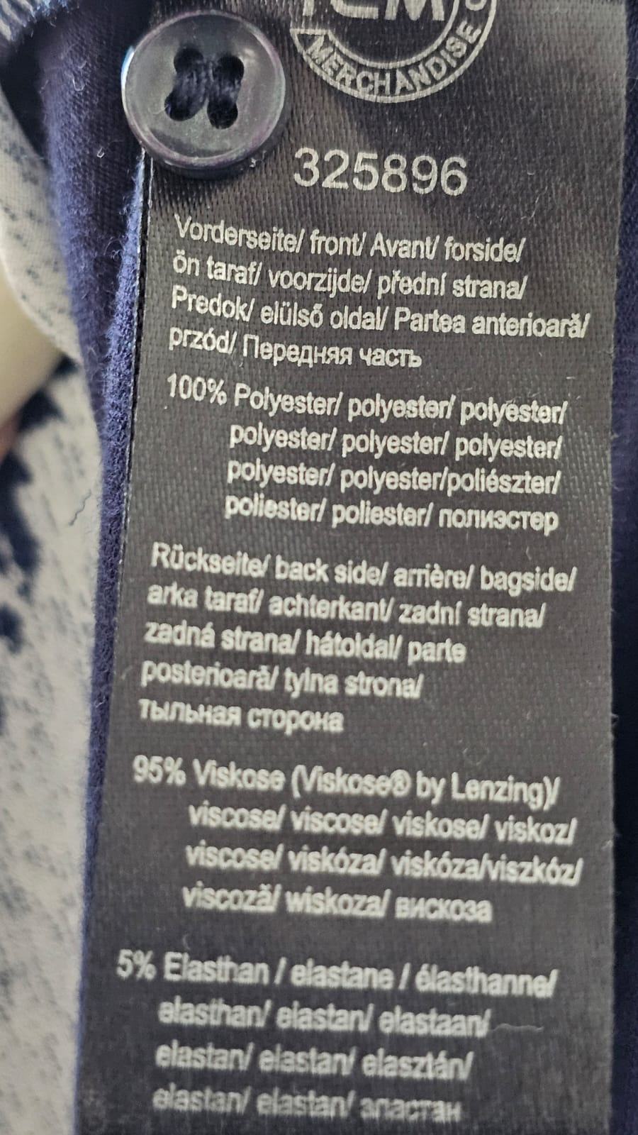 Blusa Top Premium Woman Tchibo  Talla XL