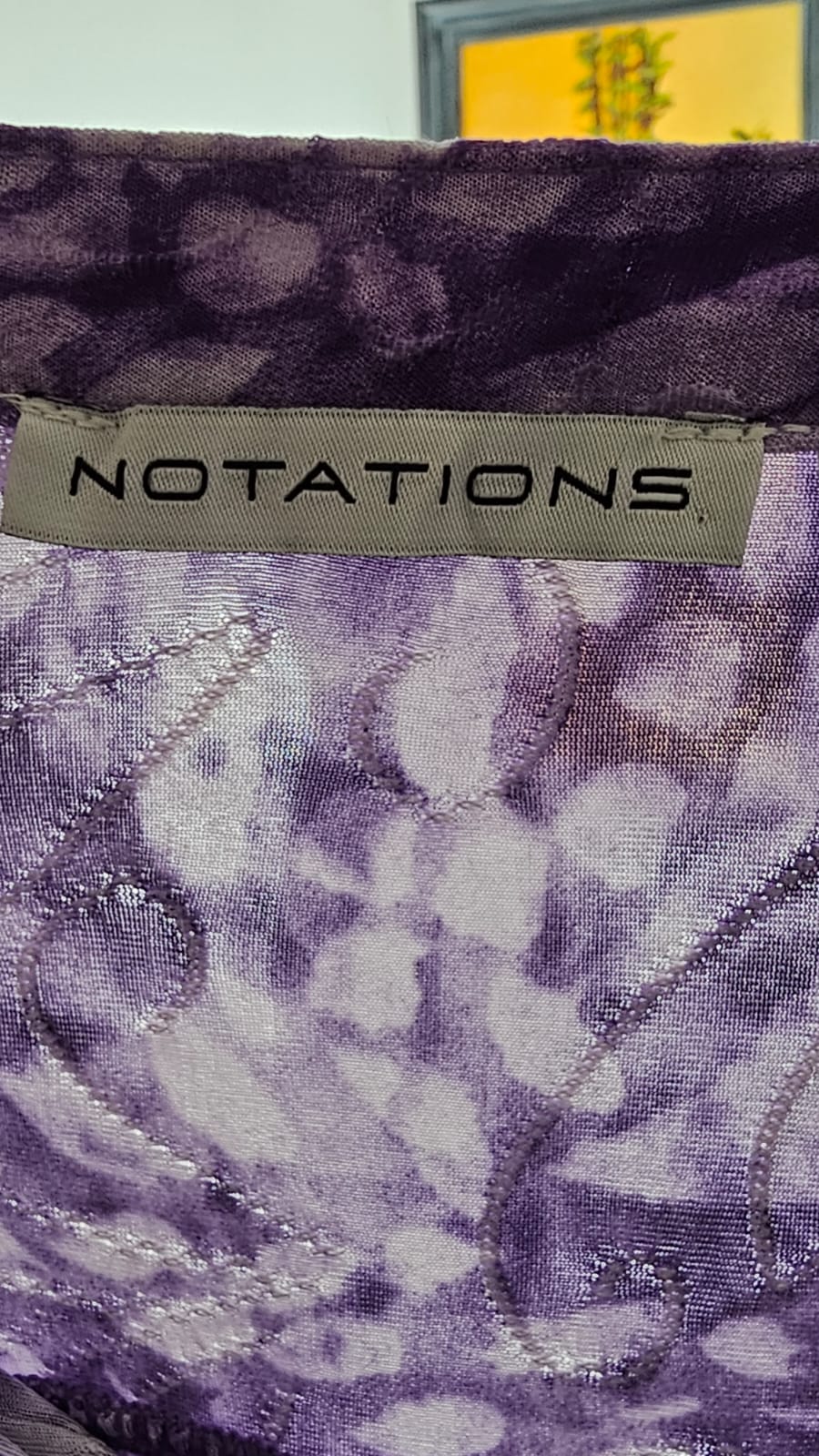 Blusa Top Premium NOTATIONS  Talla M