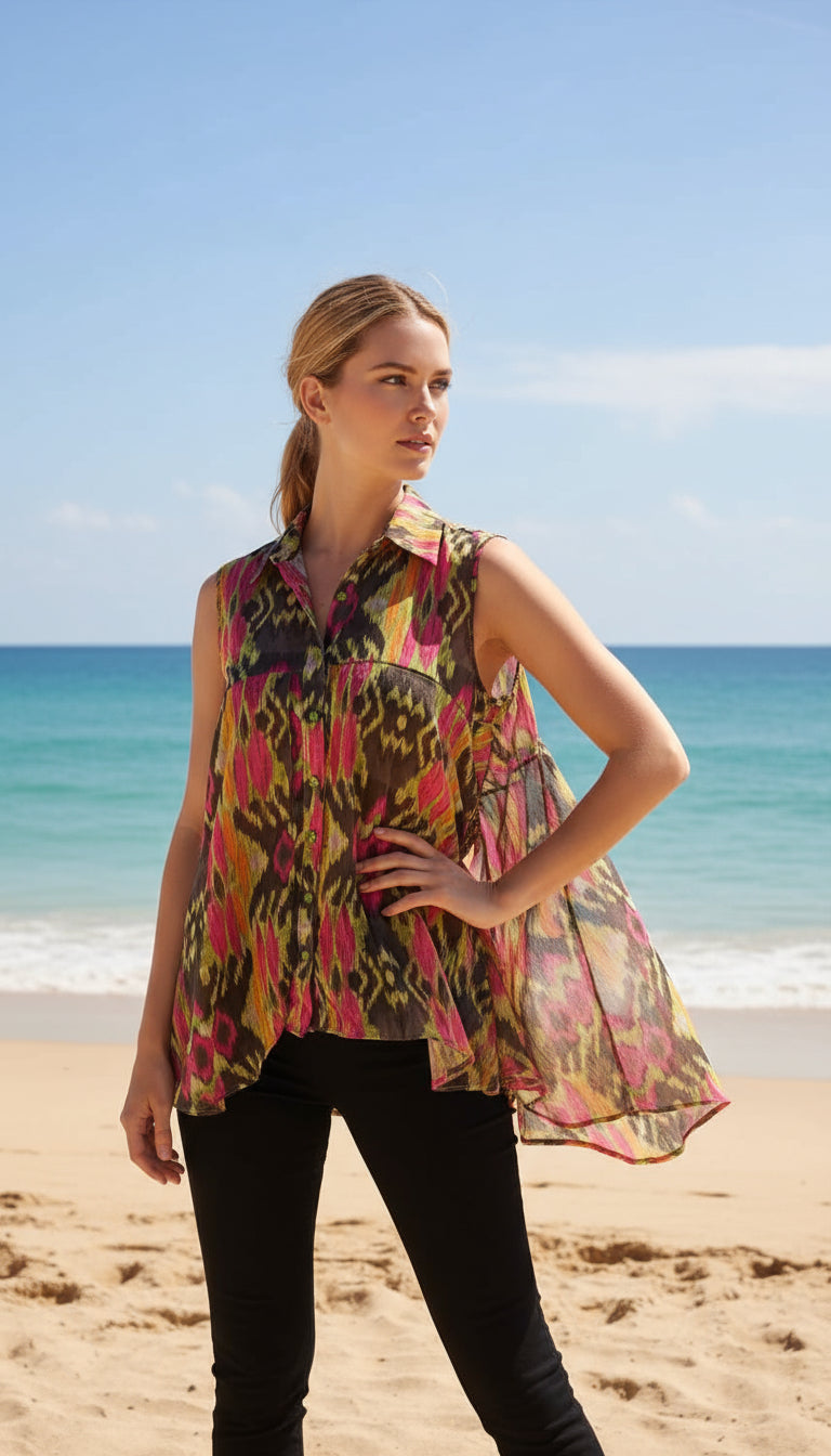 Blusa Top Premium ZAC & RACHEL  Talla S