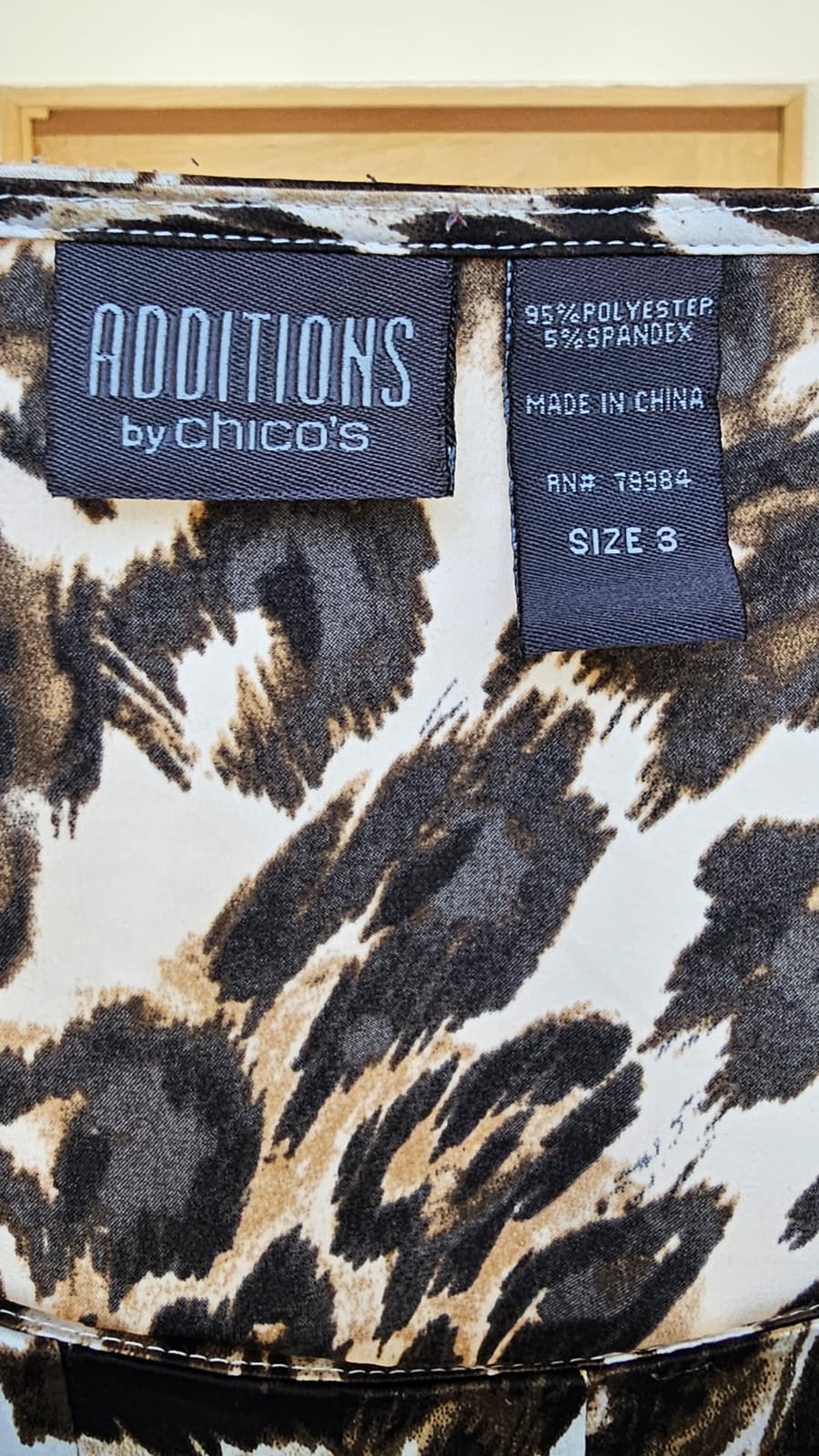 TOP Blusa Premium ADDITIONS by CHICO´S  Talla L