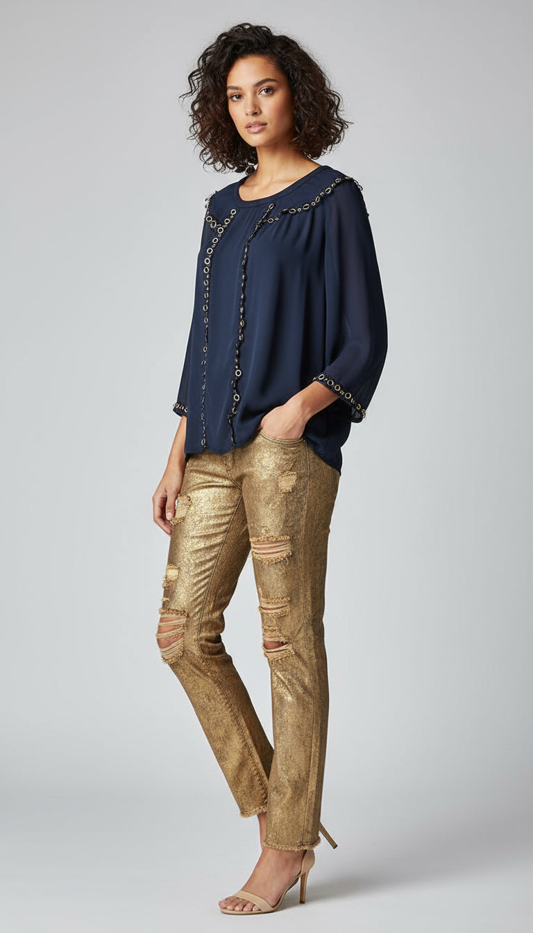 Blusa Top Premium JUSTFAB  Talla XL