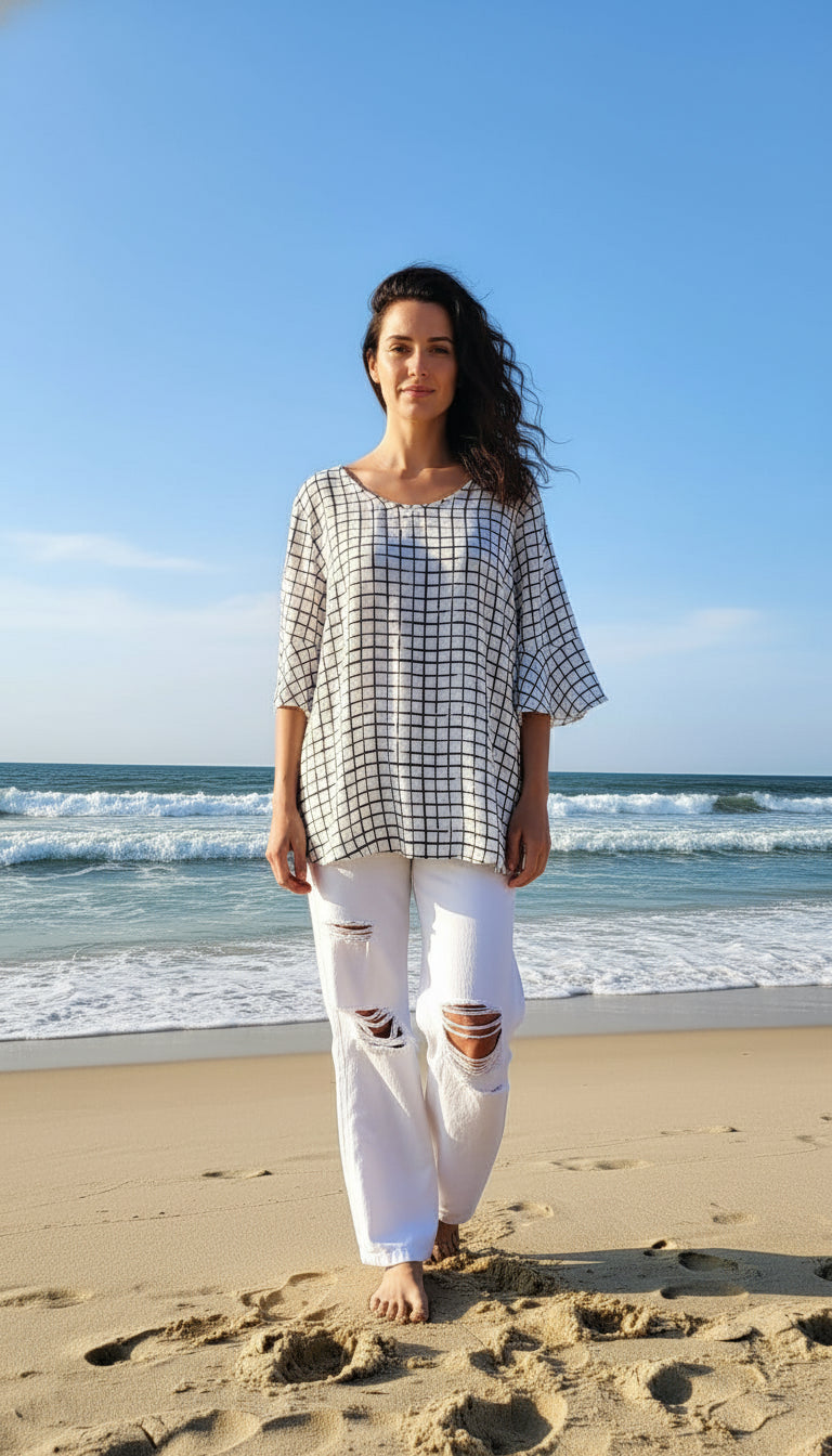 Blusa Top Premium ELLE  Talla XL