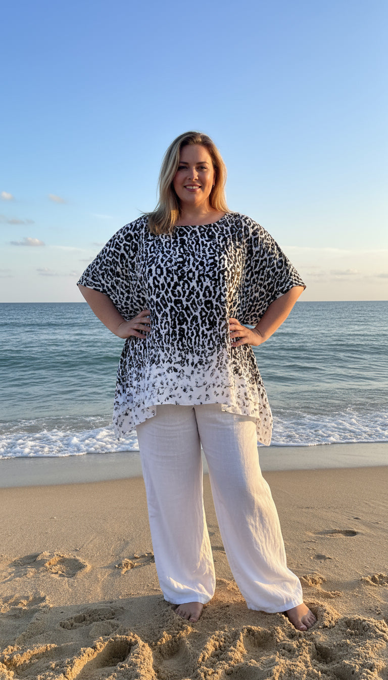 Plus Size Blusa Premium AVA VIV Talla 3XL