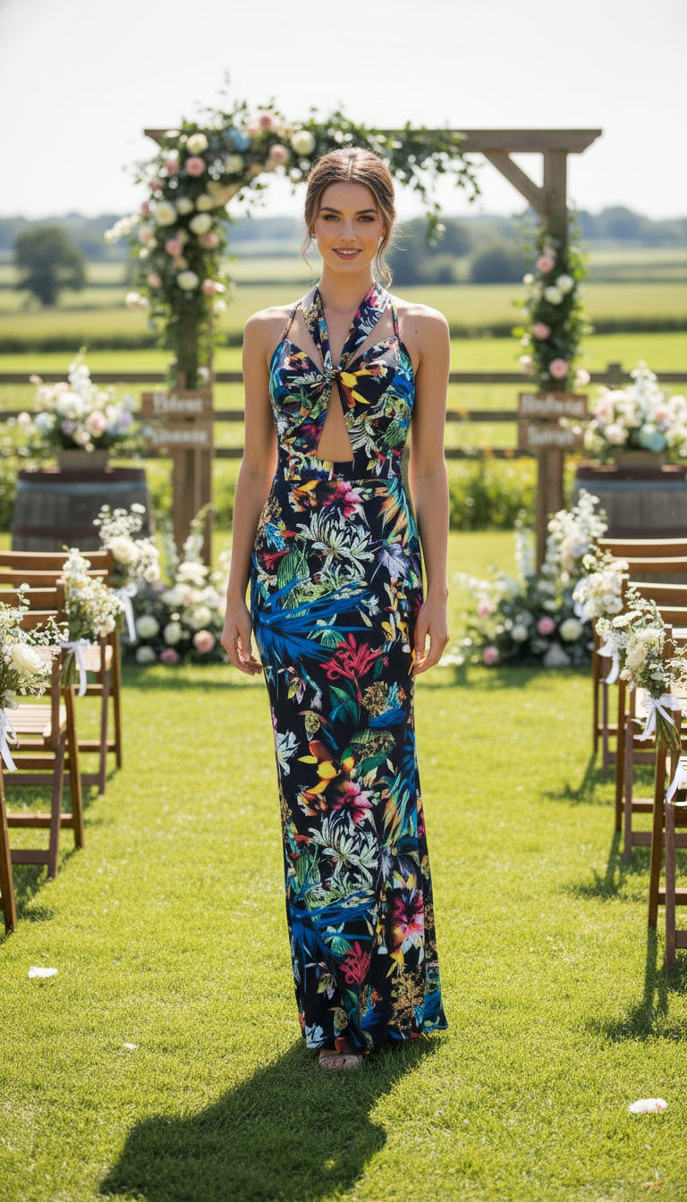 Fiesta Vestido Premium Talla M