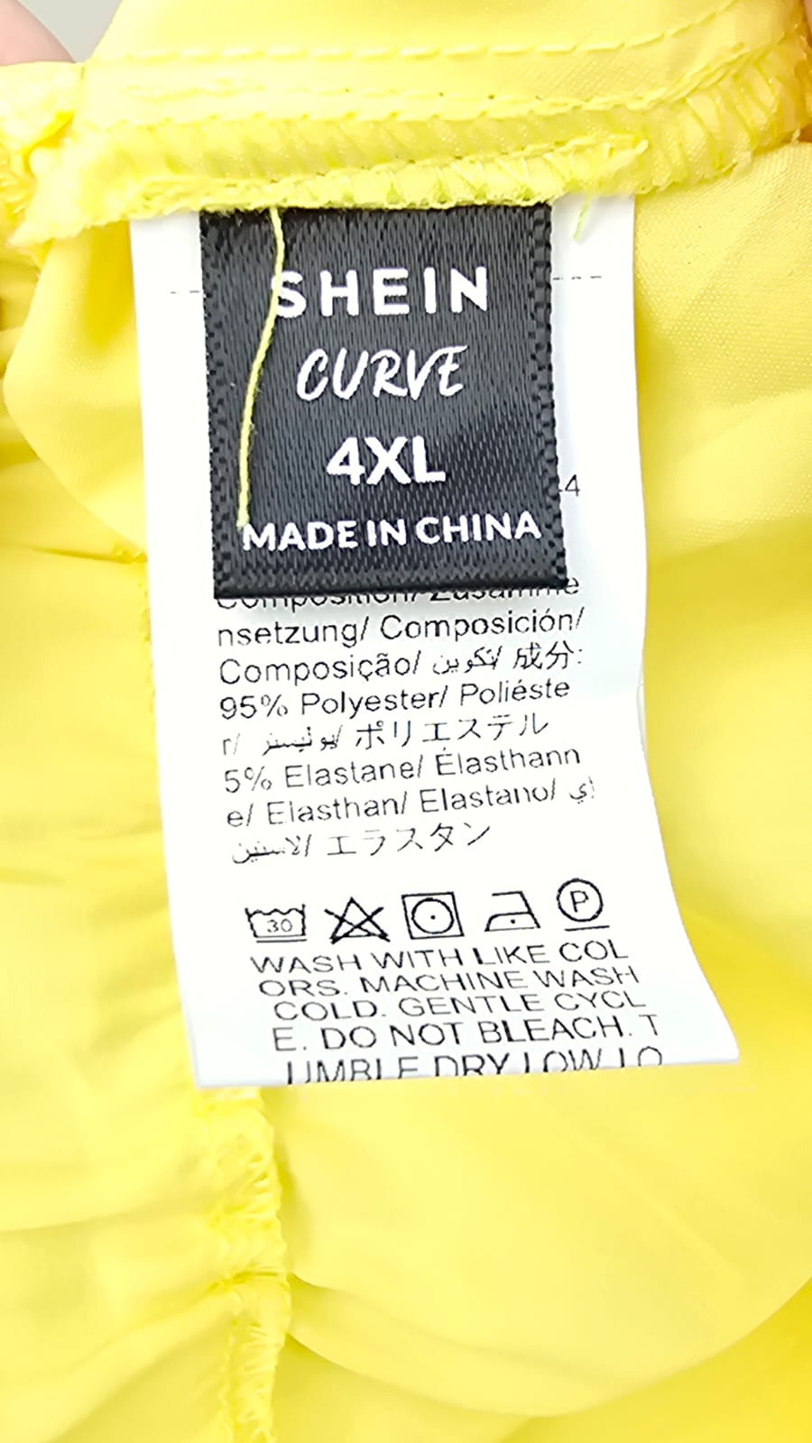 Plus Size Enterito Shein Talla 3XL