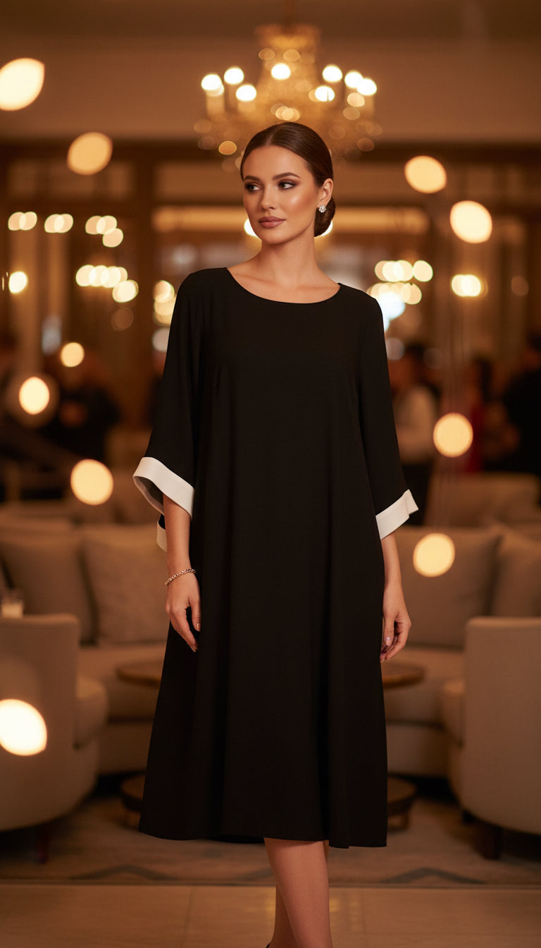 Plus Size Vestido Premium MSK Talla 2 XL