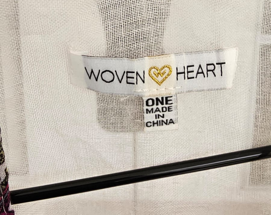 Blusa Premium Woven Heart Talla L