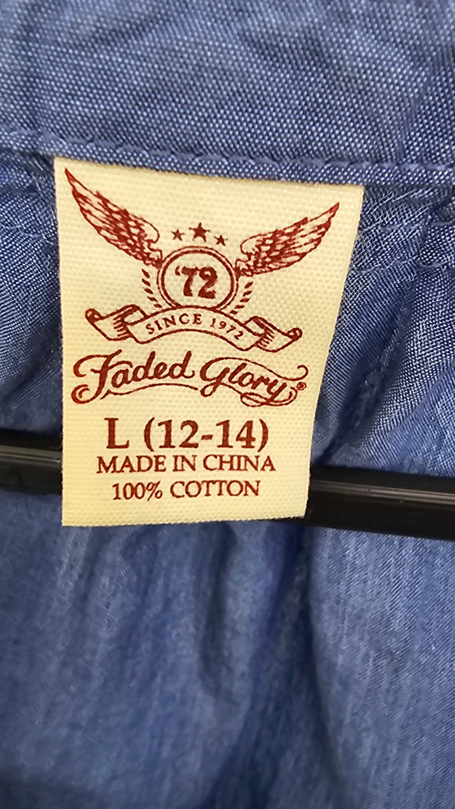 Blusa Top Faded Glory  Talla L