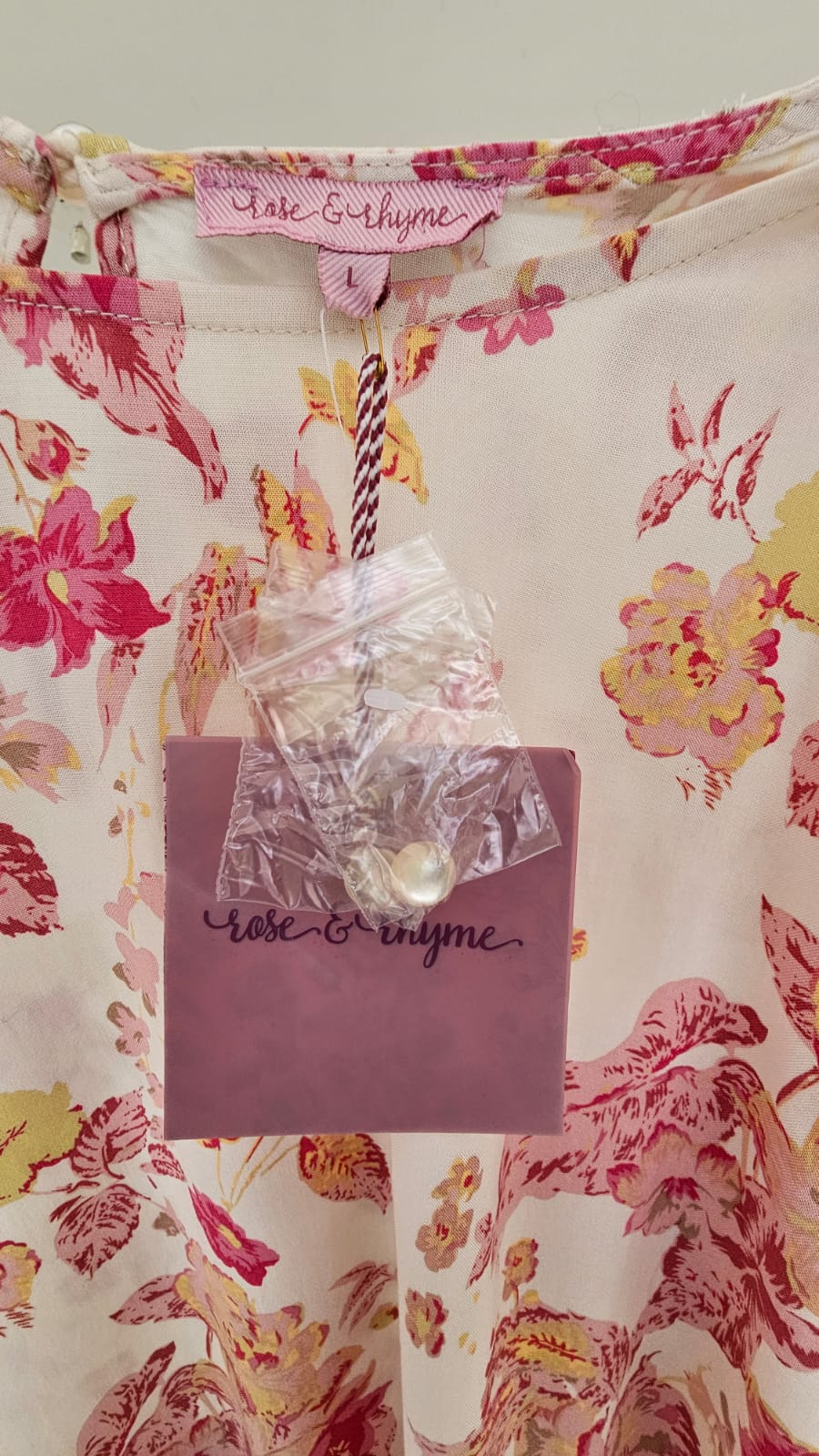 Blusa Top Premium Rose & Tyme Talla L