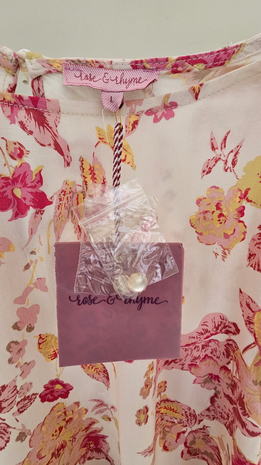 Blusa Top Premium Rose & Tyme Talla L