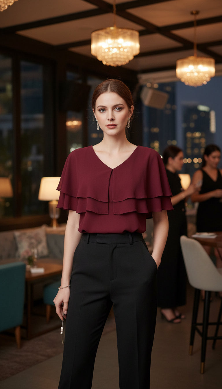 Blusa Top Premium Seventh Avenue Talla L