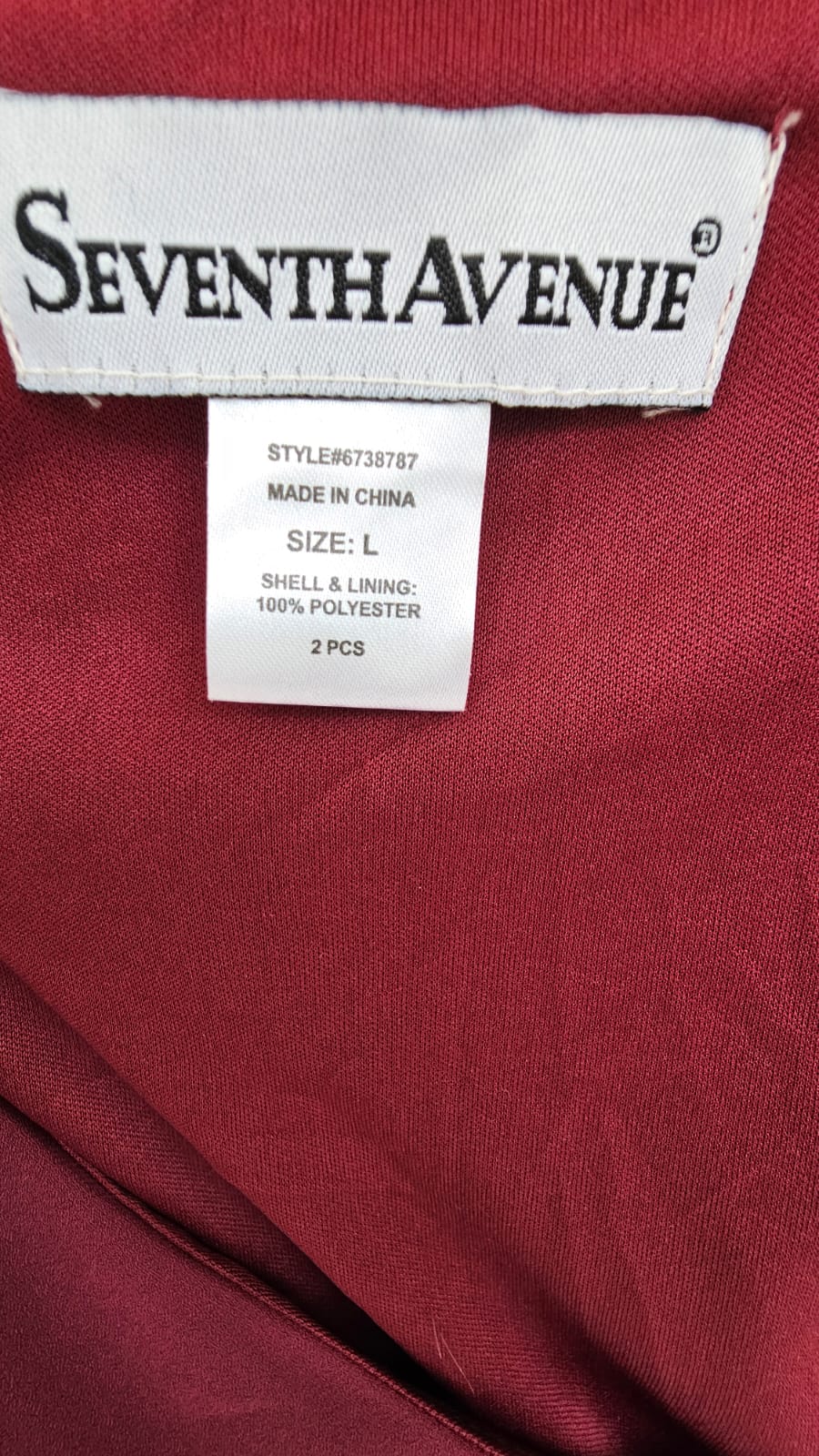 Blusa Top Premium Seventh Avenue Talla L