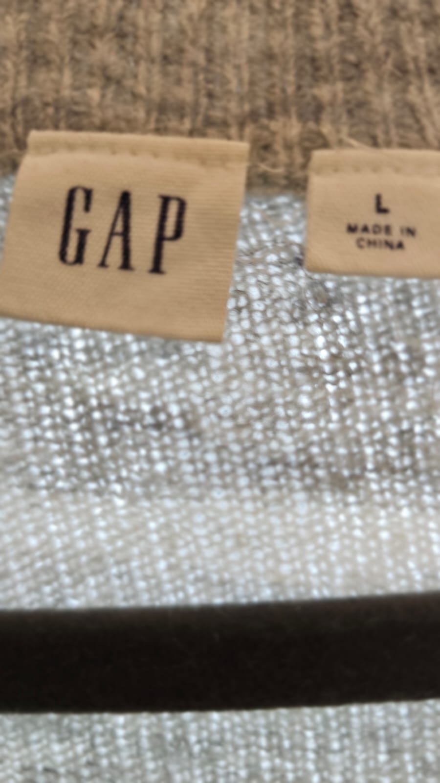 Sweater Premium rallado GAP  Talla L