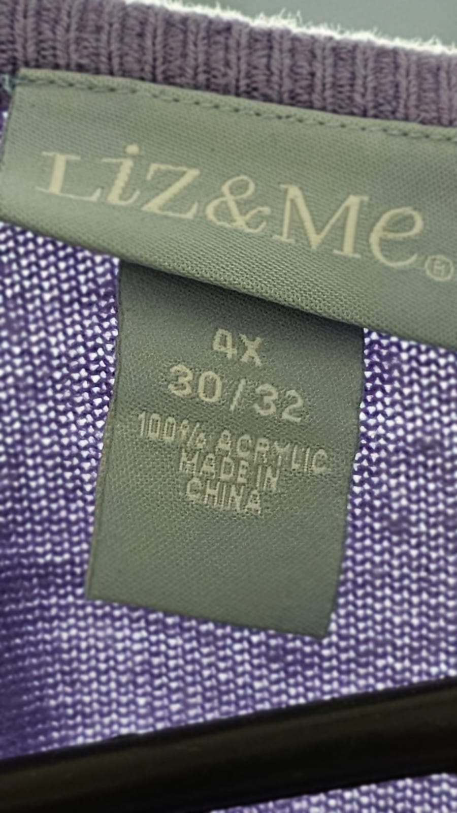 Oferta Sweater Lila Lyz & Me  Talla 4XL