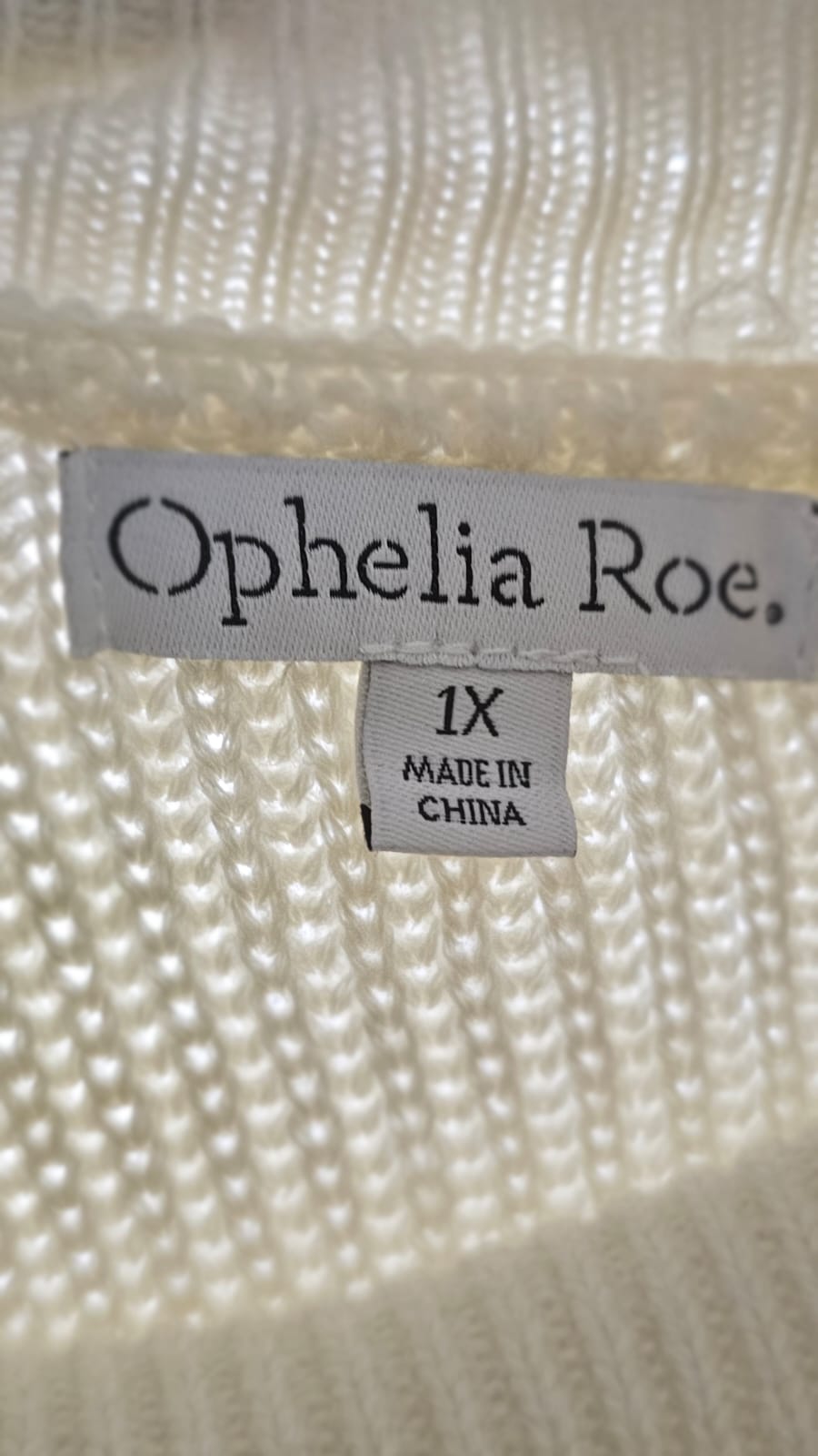 Plus Size Sweater Premium Invierno Ophelia Roe  Talla XXL