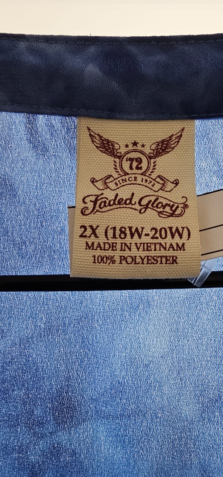 Plus Size Premium Faded Glory Talla 2XL