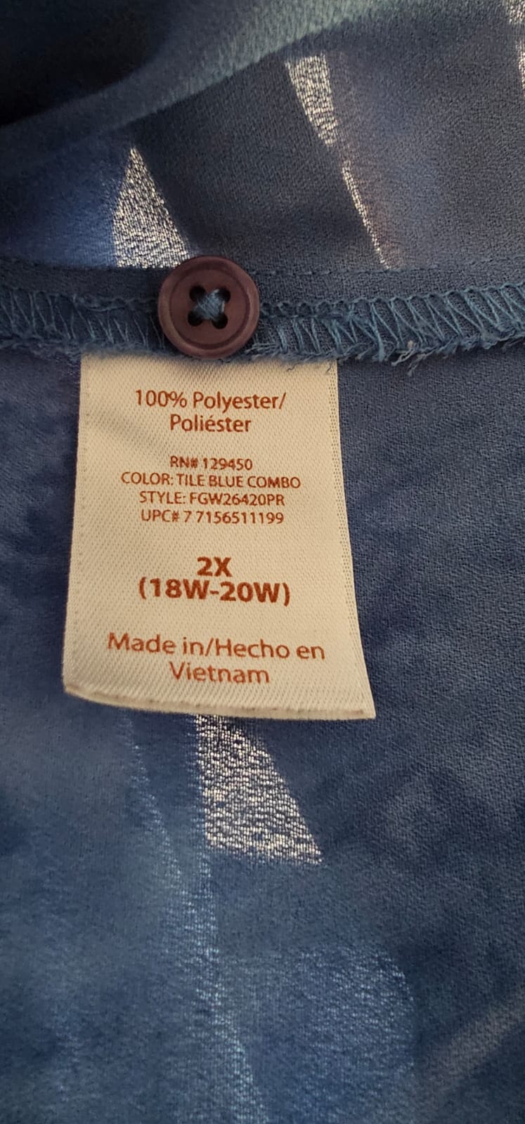 Plus Size Premium Faded Glory Talla 2XL