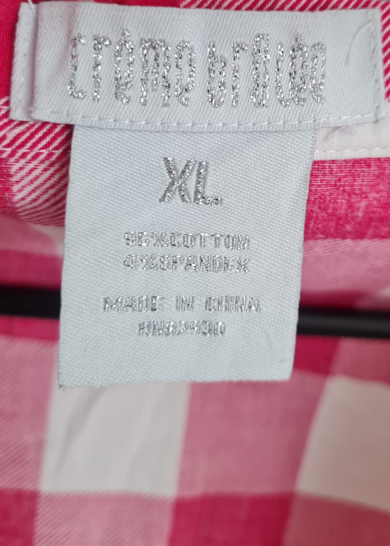 Top Premium Creme Brouche Talla XL