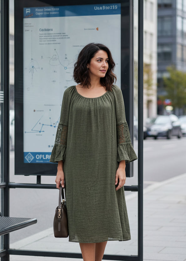 Vestido Premium Indigo Rose Talla L