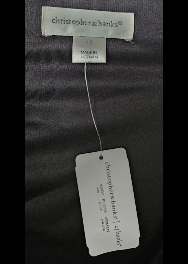Vestido Premioum Christopher & Banks Talla 12/M