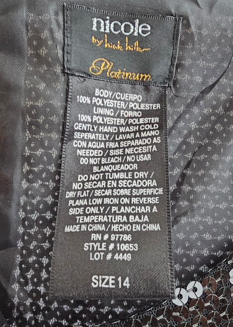 Fiesta Premium Nicole Miller Platinum Talla 14/M