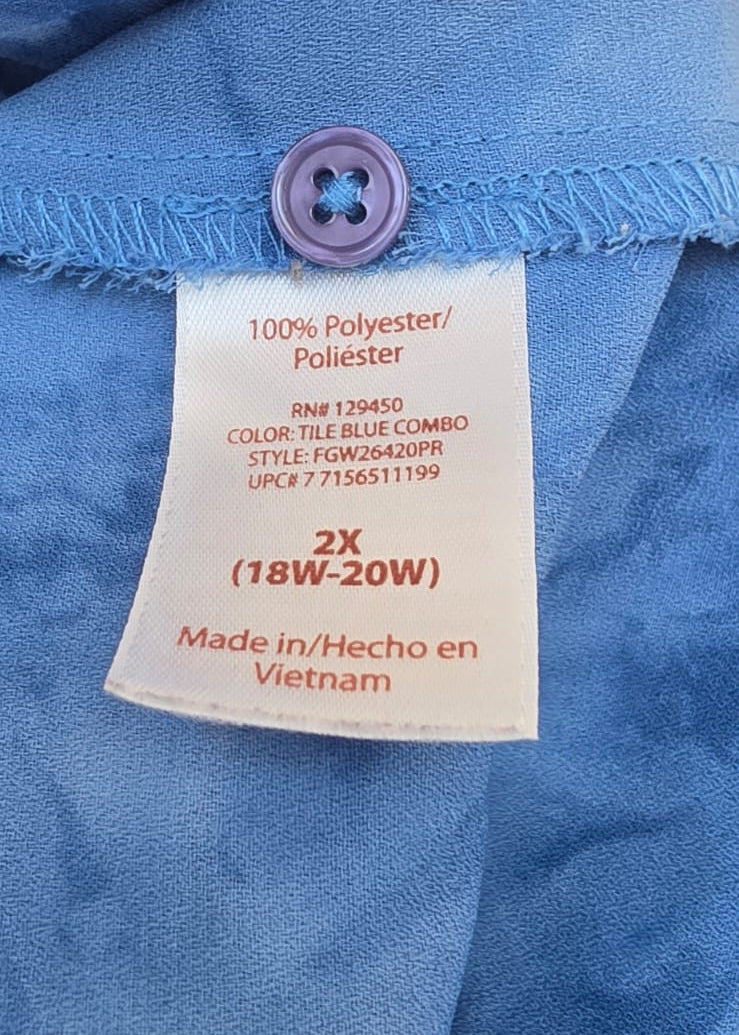 Plus Size Premium Faded Glory Talla 2XL