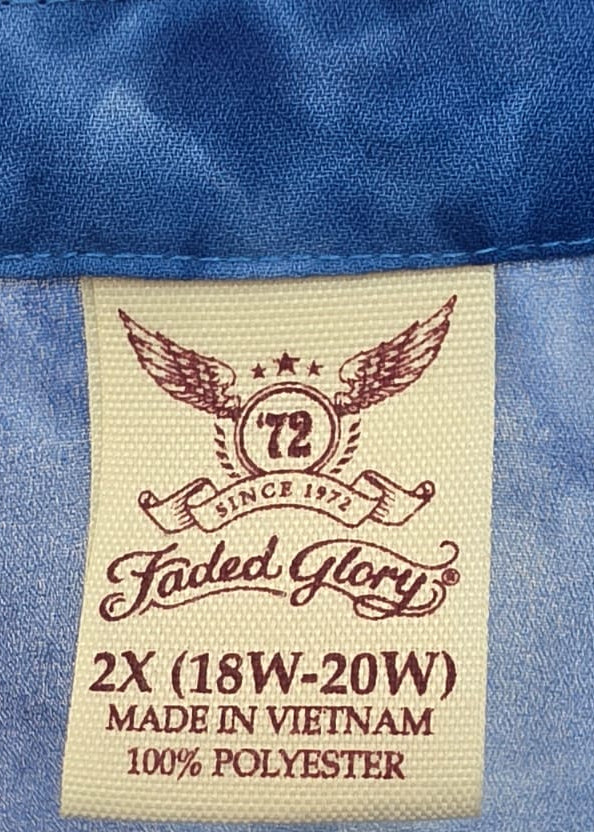 Plus Size Premium Faded Glory Talla 2XL