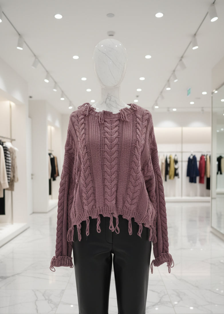 Sweater Premium Purple Snow Talla S