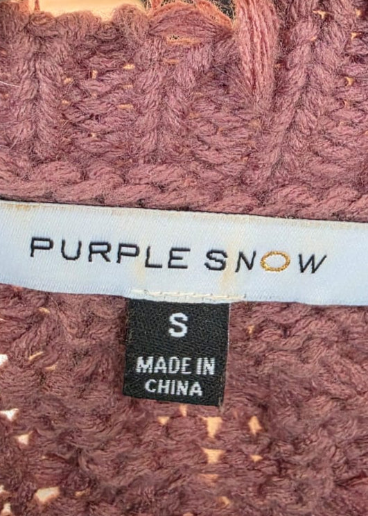 Sweater Premium Purple Snow Talla S