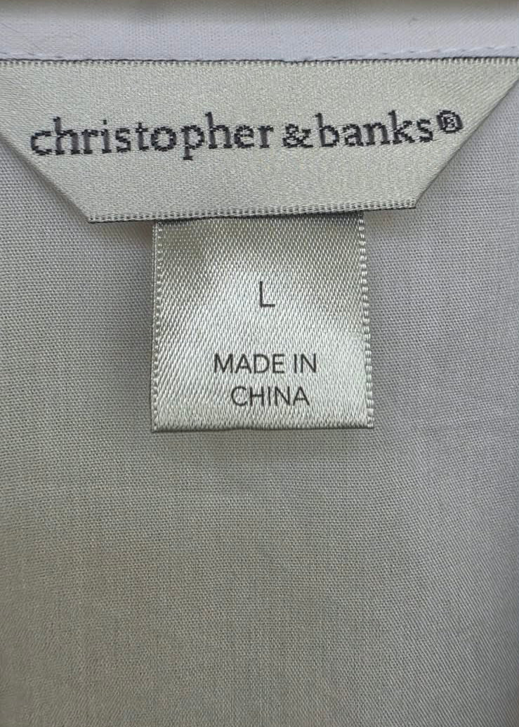 Blusa Premium Christopher & Banks Talla L